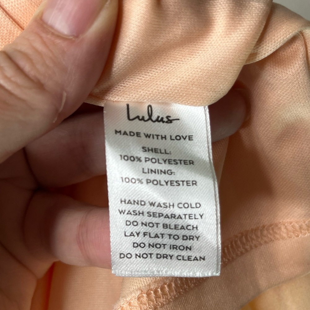 Lulu’s Pleat the Way Blue and Pink Ombre Pleated Romper Women’s Size Small - Picture 7 of 7
